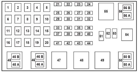 2003 ford ranger power distribution box|Ford Ranger fuse diagram.